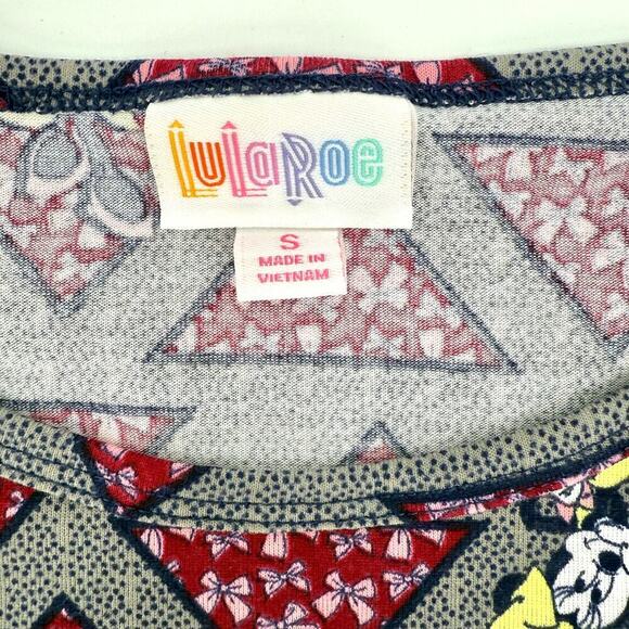 LulaRoe Disney Minnie Mouse Irma Oversize Tunic Style Short Sleeve T-Shirt SMALL - Picture 4 of 8